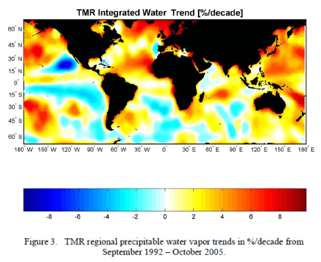 Brown-2007-PW-trends-map-TOPEX From Brown et al (2007)