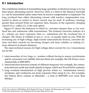 Electric Power Systems -dc1